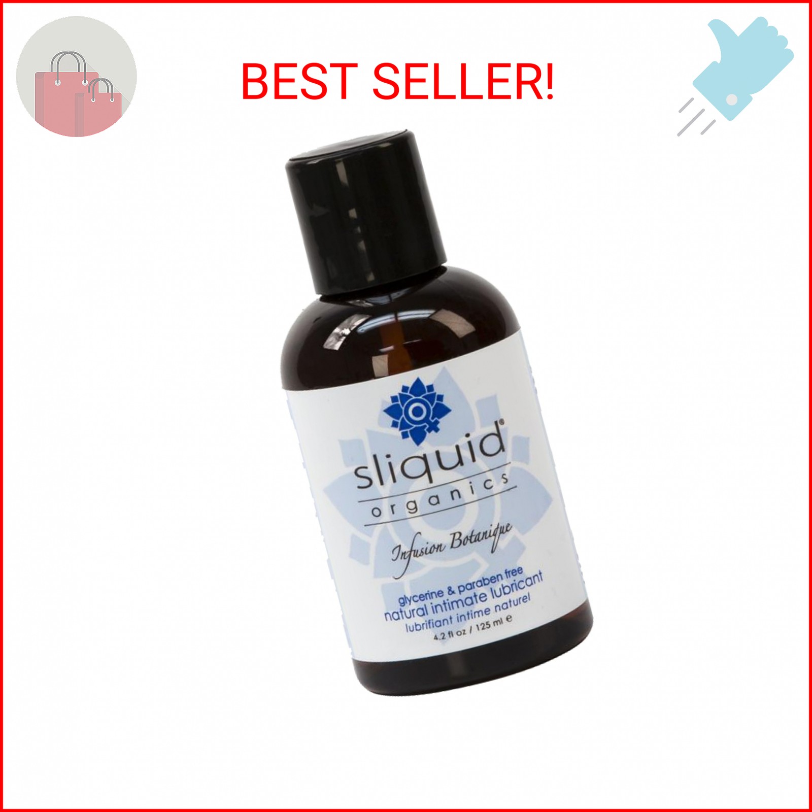 Sliquid Organics Natural - 4.2 Fl. Oz. (124 ml)