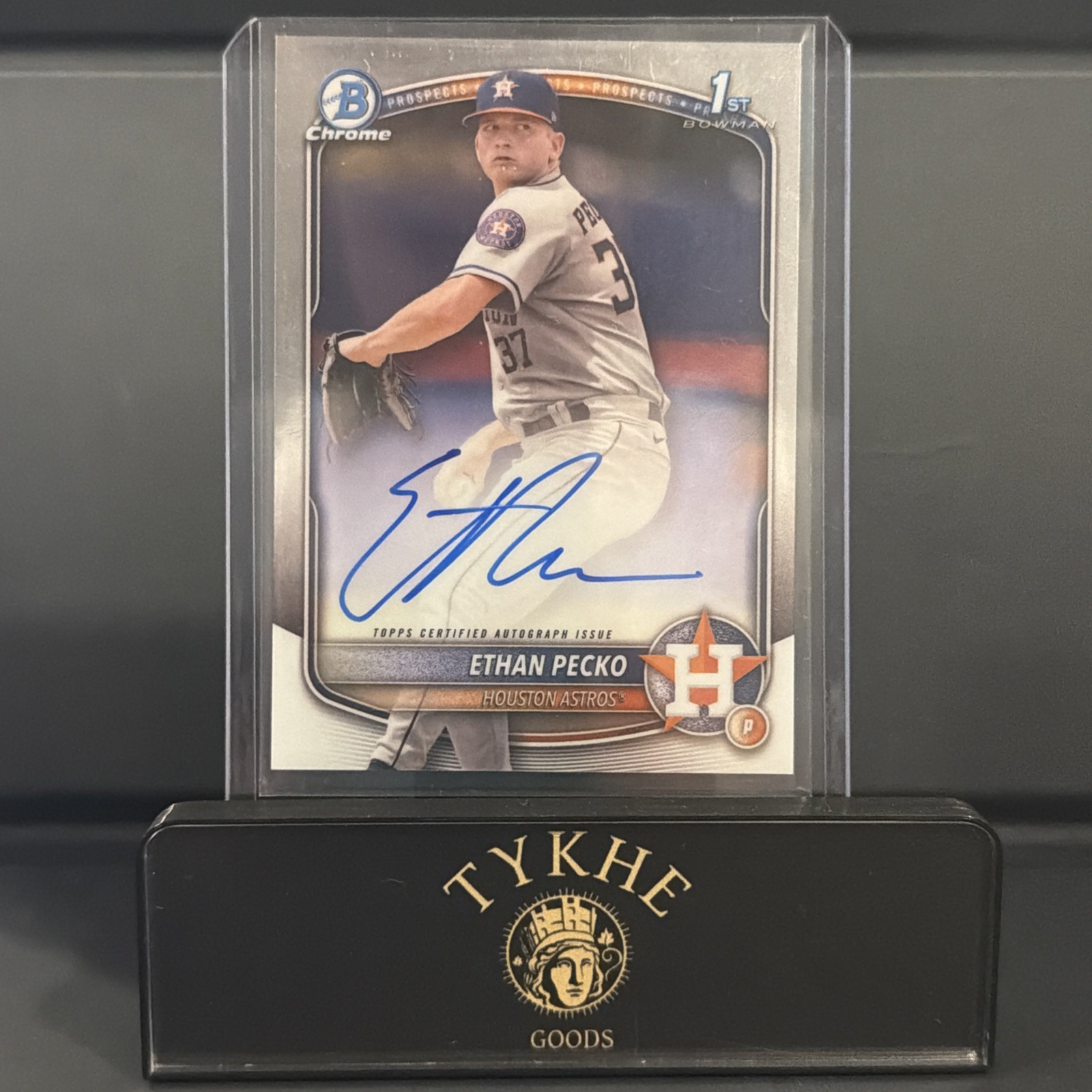 2025 Bowman Chrome Ethan Pecko Auto 1st Prospect #CPA-EPE Houston Astros