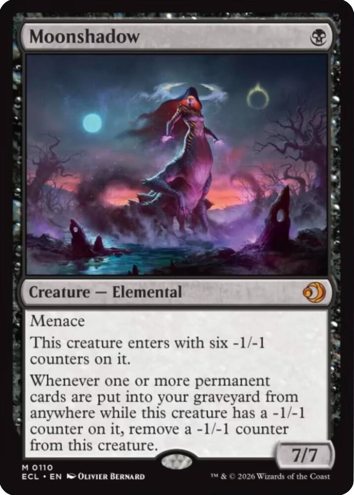 Moonshadow FOIL - Lorwyn Eclipsed (ECL) NM MTG