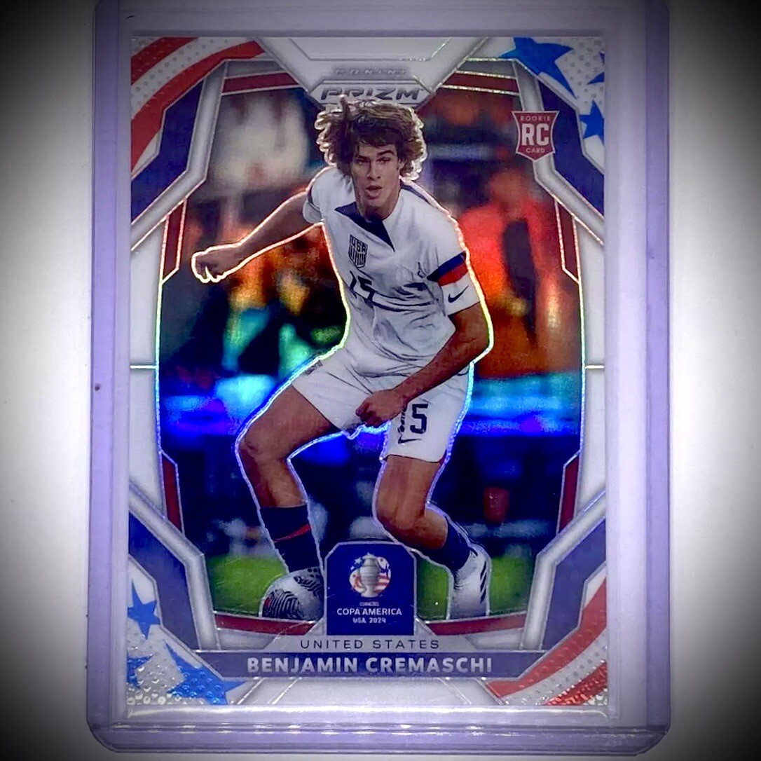 2024 Prizm Copa America Benjamin Cremaschi Rc Rookie Stars & Stripes /24 SSP USA