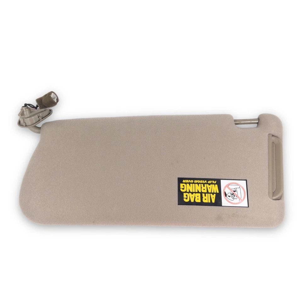 Hyundai XG350 2002-2005 pasajero lado derecho parasol marrón tostado tela iluminada Foto 3 de 4