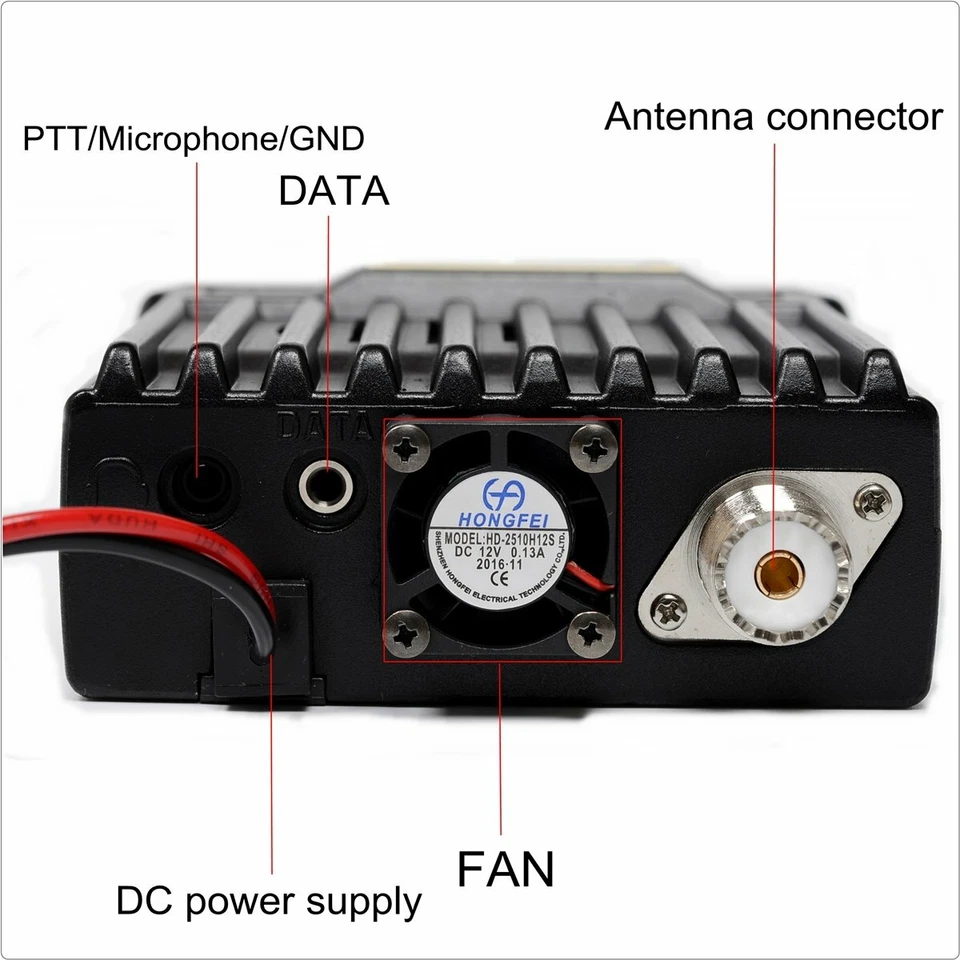 SURECOM KT-8900D 136-174/220-260/350-390/400-480 MINI COLOR SCREEN MOBILE RADIO - Image 2 of 4