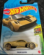 Hot Wheels Gold Pagani Huayra | HW Exotics Series 10/10 | #244/250