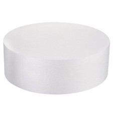 Round Foam Cake Dummy 4 Inch x 12 InchHxD Circle Dummy Cake Set for Wedding C...