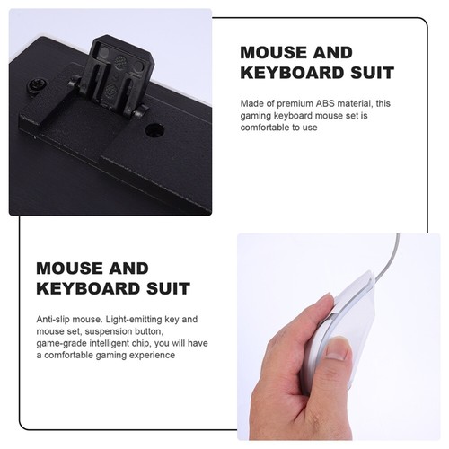 Computer Tastatur Optische Klicken Mäuse Mäuse Tastatur Combo Computer Zubehör - Bild 5 von 12