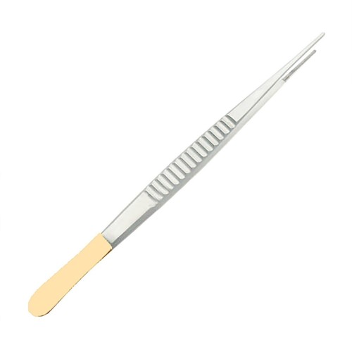 DEBAKEY ATRAUMATIC ARTERY FORCEPS CLAMP 9.5" GOLD HANDLE ENT SURGICAL INSTRUMENT - Picture 3 of 3