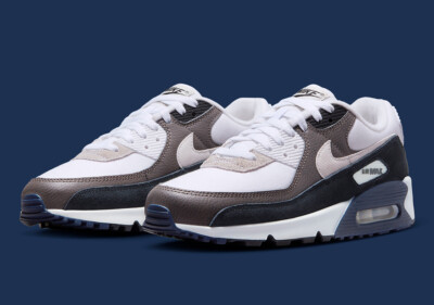 Nike Air Max 90 Flat Pewter Grey Obsidian Blue White DZ3522