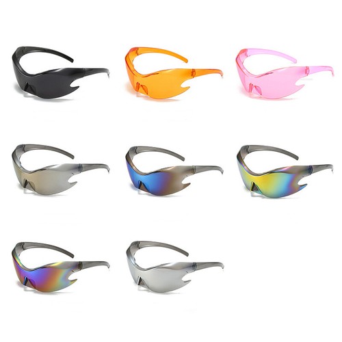 Wrap Around Sports Sunglasses For Men Women Driving Cycling Shades Sun Glasses - Picture 6 of 20