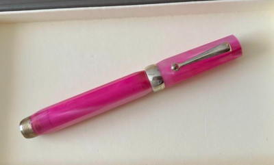 Montegrappa Micra Pink Ballpoint Pen(ISMCCRA5) wz/Box&Silver polishing cloth F/S