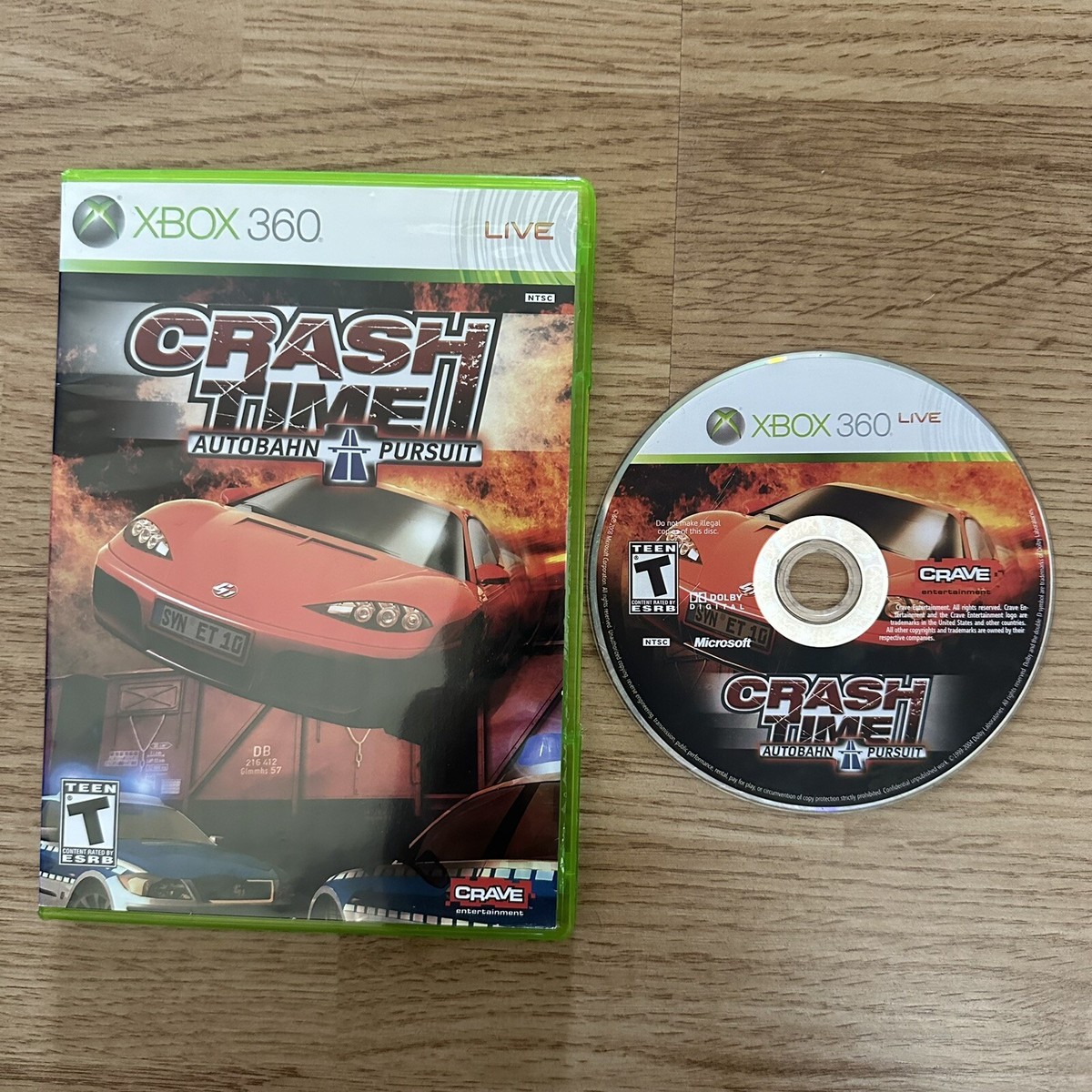 Crash Time: Autobahn Pursuit (Microsoft Xbox 360. 2008) | eBay