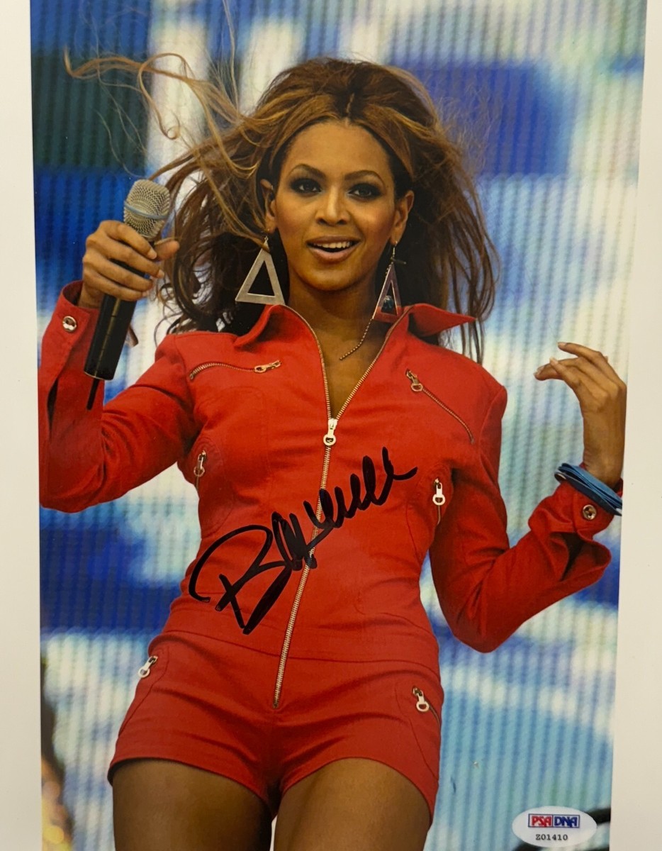 Beyoncé Knowles Signed 8x10 Photo Rare Vintage Authentic Autograph