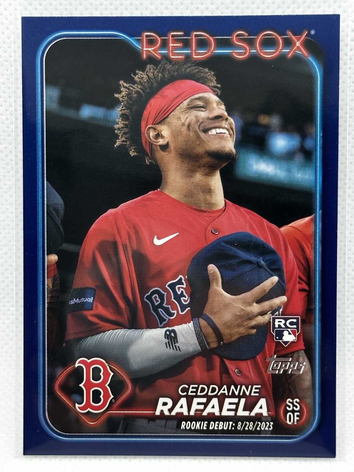 2024 Topps Update Series - Rookie Debut Royal Blue #US110 Ceddanne Rafaela (RC)