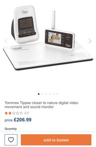 baby monitor with movement sensor