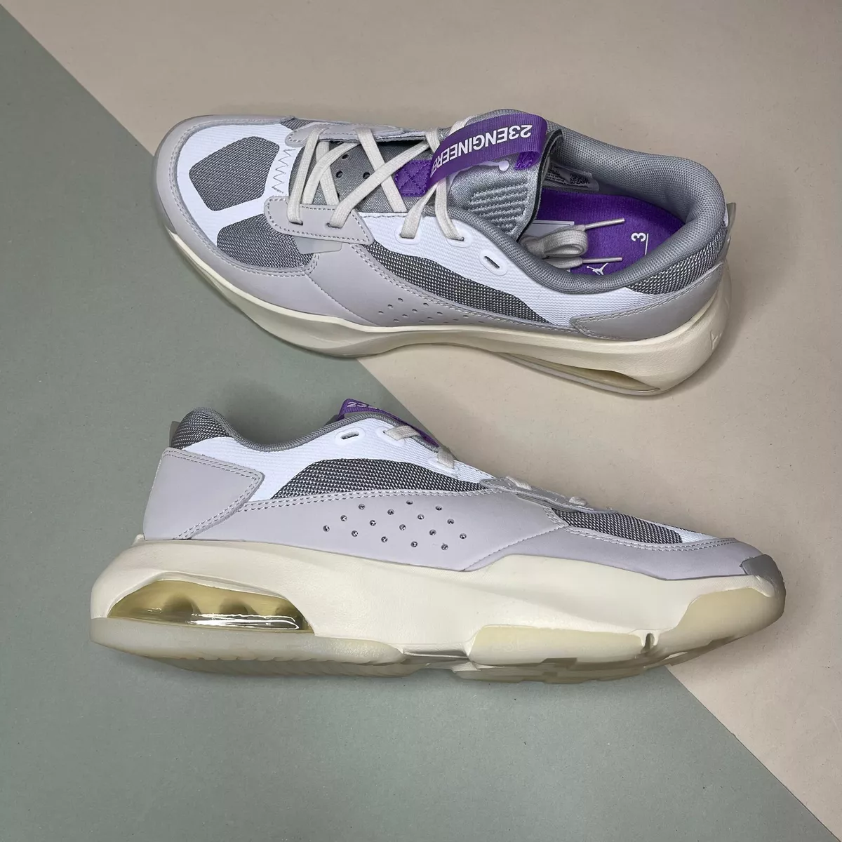 Nike Jordan Air 200E Mens Shoes Grey Purple UK 10 EU 45 US 11