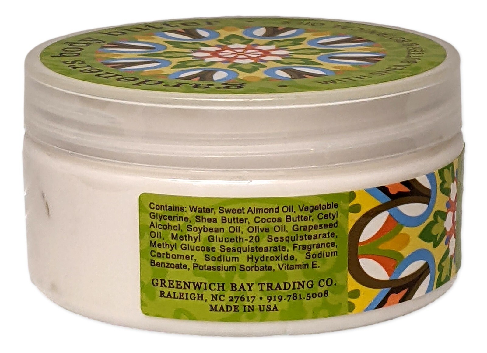 Greenwich Bay GARDENER'S Body Butter with Shea Butter, 8 oz.