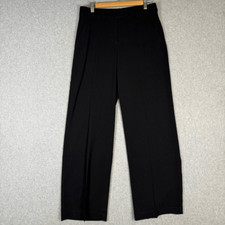 Brand New Express Editor Women's Size 6 Black High Waisted Flared Pants Dress