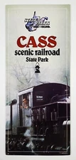 1980s Cass Scenic Railroad West Virginia Vtg Travel Brochure Logging Train WV