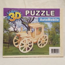 Puzzle 3D Wooden Jigsaw AutoMobile Car 2011 Sealed New
