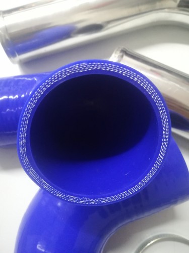 Kit tubi alluminio silicone 50MM costruzione del girotubi intercooler universale - Imagen 2 de 4