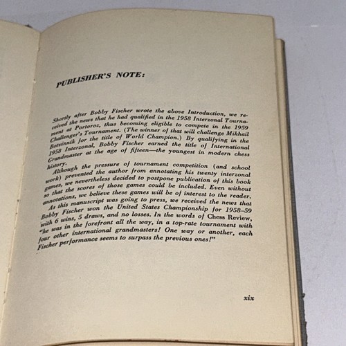 Bobby Fischer's Games of Chess (1959, Hardcover) First Print - Picture 14 of 24
