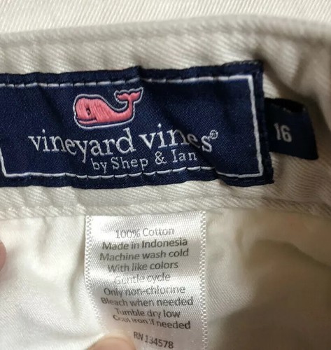 Vineyard Vines Boys Beige Size 16 Shorts - Picture 4 of 5