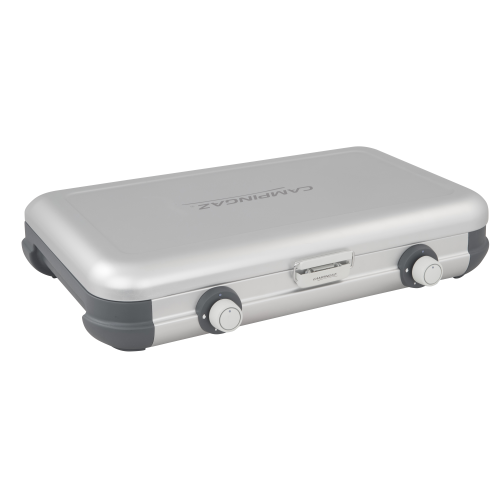 Campingaz forno fornello grill da campeggio 2 fuochi in acciaio inox portatile