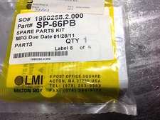 Milton Roy LMI SP-66PB Spare Parts Kit.  NEW IN SEALED BAG
