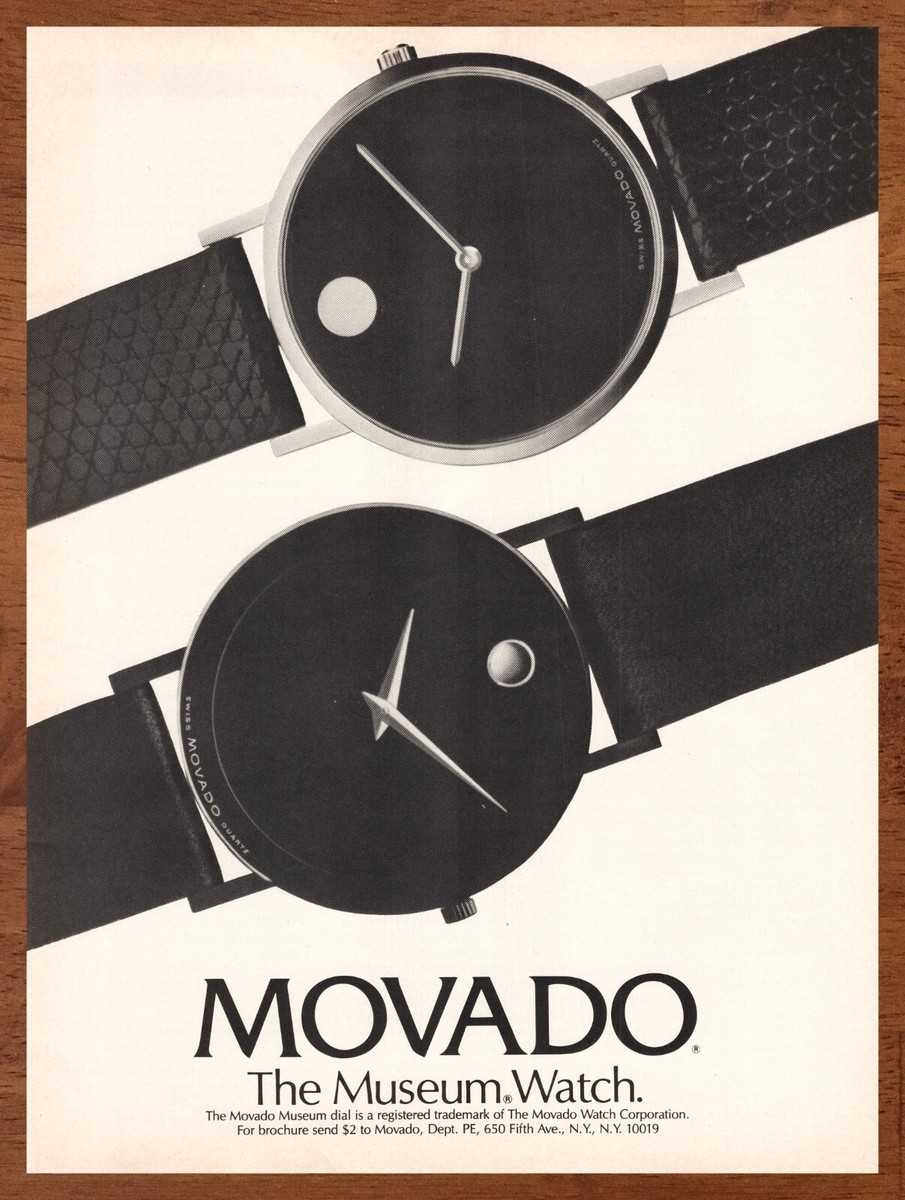 Vintage 1986 Movado Museum Watch Vintage Movado  main image 4