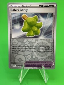 ⭐️⭐️Pokémon Babiri Berry S & V Surging Sparks Reverse Holo UC 163/191 NM!!!⭐⭐️