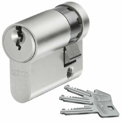 ABUS Profilzylinder E20NP 10/30 3 Schlüssel Garagentorschloss Zylinderschloss