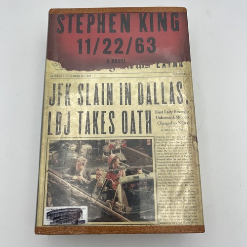 11/22/63 STEPHEN KING HARDCOVER BOOK JFK SLAIN IN DALLAS LBJ TAKES OATH