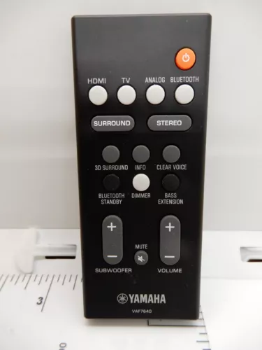 GENUINE YAMAHA  REMOTE CONTROL VAF7640 ATS-1080 YAS-108 ATS1080 YAS108