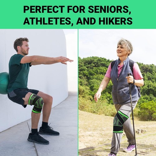 CARESOLE Circa Knee Sleeve - Compression Knee Sleeves for Men and Women NEW - Picture 7 of 8