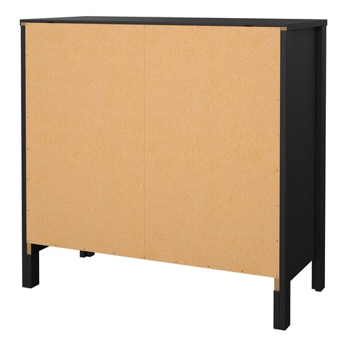 Madrid Chest 3 Drawers in Matt Black - Picture 4 of 13