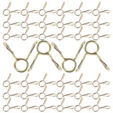 100pcs Hose Clamp Fuel Line Hose Clamp Hose Fastener 5mm Spring Hose Clamp