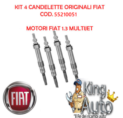 4 CANDELETTE ORIGINALI ALFA ROMEO 147 / ALFA ROMEO 159 1.9 JTDM 8V 88 - Foto 10