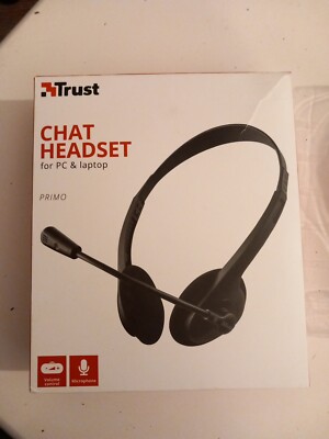 Trust Primo Chat Headset 21665 For PC Laptop UK