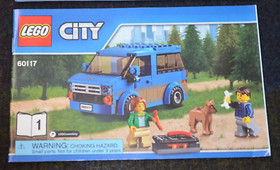60117 INSTRUCTION BOOKLET & ORIGINAL STICKERS ONLY For # Set 60117 ~ Lego City ~