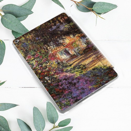 Claude Monet Flowered Garden Case For iPad 10.2 Pro 12.9 11 9.7 Air 4 5 Mini - Picture 3 of 6