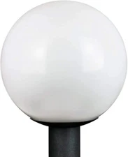 KastLite Lamp Post Globe Combo | 18" Lens with Fitter & 5000K LED Bulb