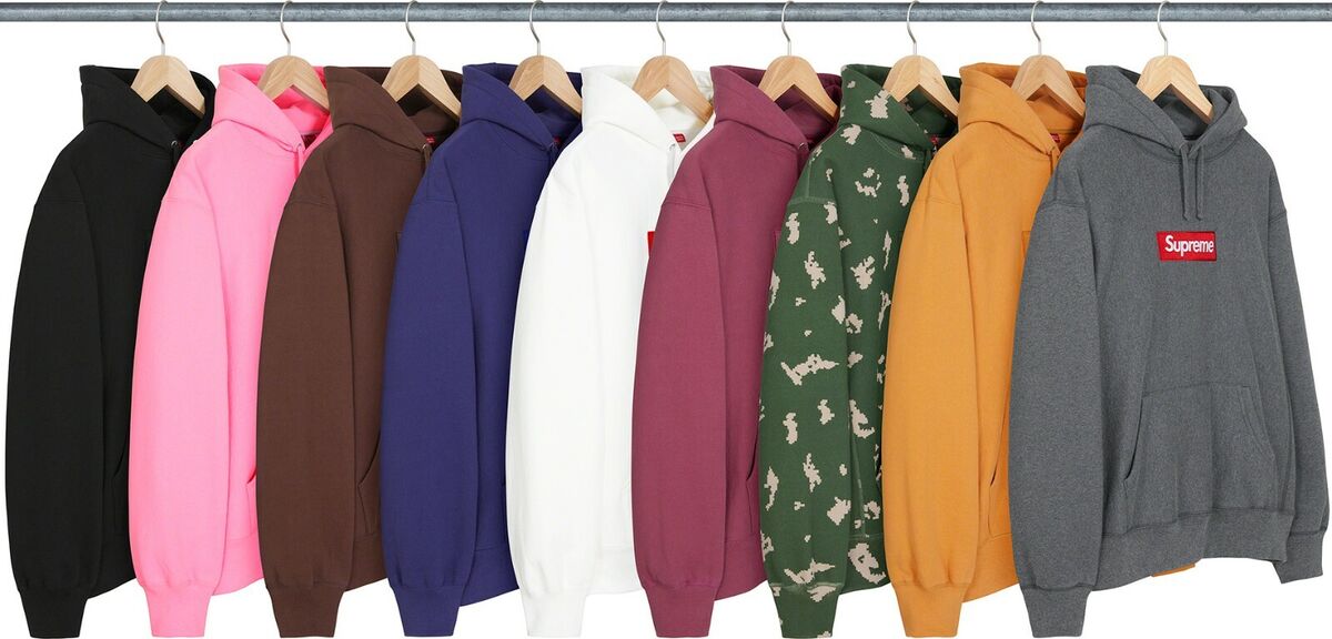 Buy Supreme Box Logo Hooded Sweatshirt 'Dark Brown' - FW21SW35