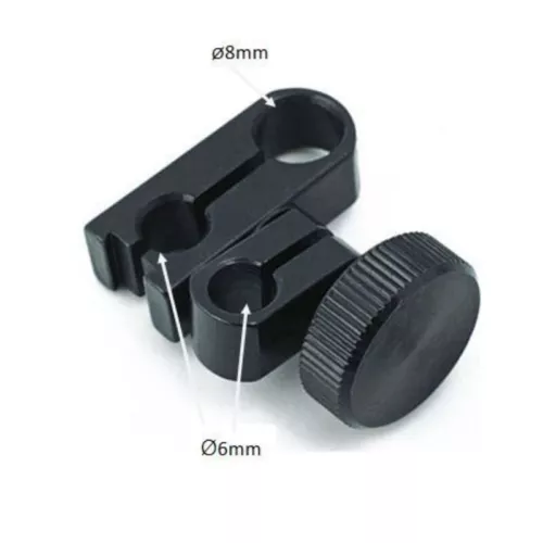 Sleeve Swivel Dovetail Clamp for 902053 Dial Indicator 8mm 6mm 6mm Diameter Hole