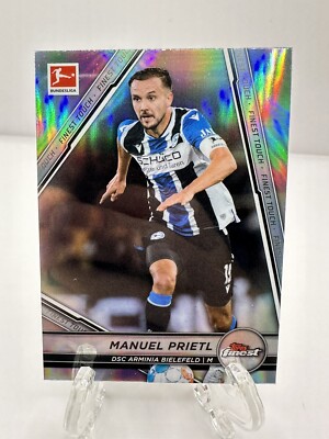 2022 Topps Finest Bundesliga Manuel Prietl Finest Touch Refractor Bielefeld