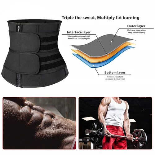 Women Waist Trainer Neoprene Belt Sweat Body Shaper Tummy Control Sauna Girdle - Picture 3 of 49
