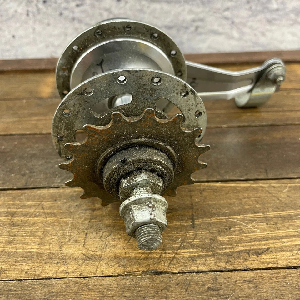 Vintage Shimano Roller Brake Hub FH-AR15 Rear 28 Hole 28h Old School BMX Formula - Image 4 of 4