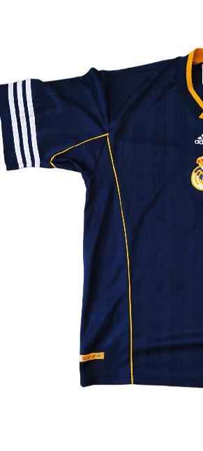 Adidas Original Men Real Madrid Jersey Vintage Blue Training Tee t