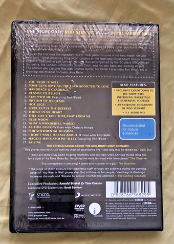 Rod Stewart One Night Only Live at Royal Albert Hall BNEW MINT SEALED. - Picture 2 of 2