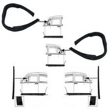 VW Beetle Quarter Light Seal Bundle Kit - 1965-79