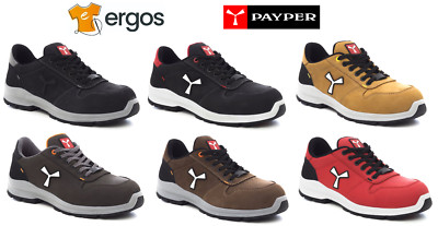 PAYPER Safety Shoes Breathable Fabric GET FORCE LOW S3-NBK Men