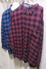IZOD Varied Colors, Plaid, Long Sleeve Men's Flannel, Shirt S, L, 2XL